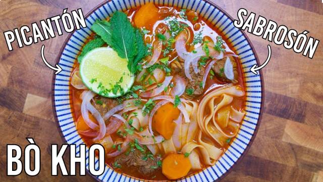 Foto de la receta Sopa Vietnamita Picante de Noodles y Ternera al Estilo Boo