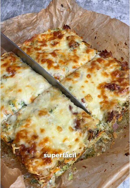 Cena Saludable de Brócoli y Zanahoria con Queso y Jamón al Horno o Airfryer recipe thumbnail