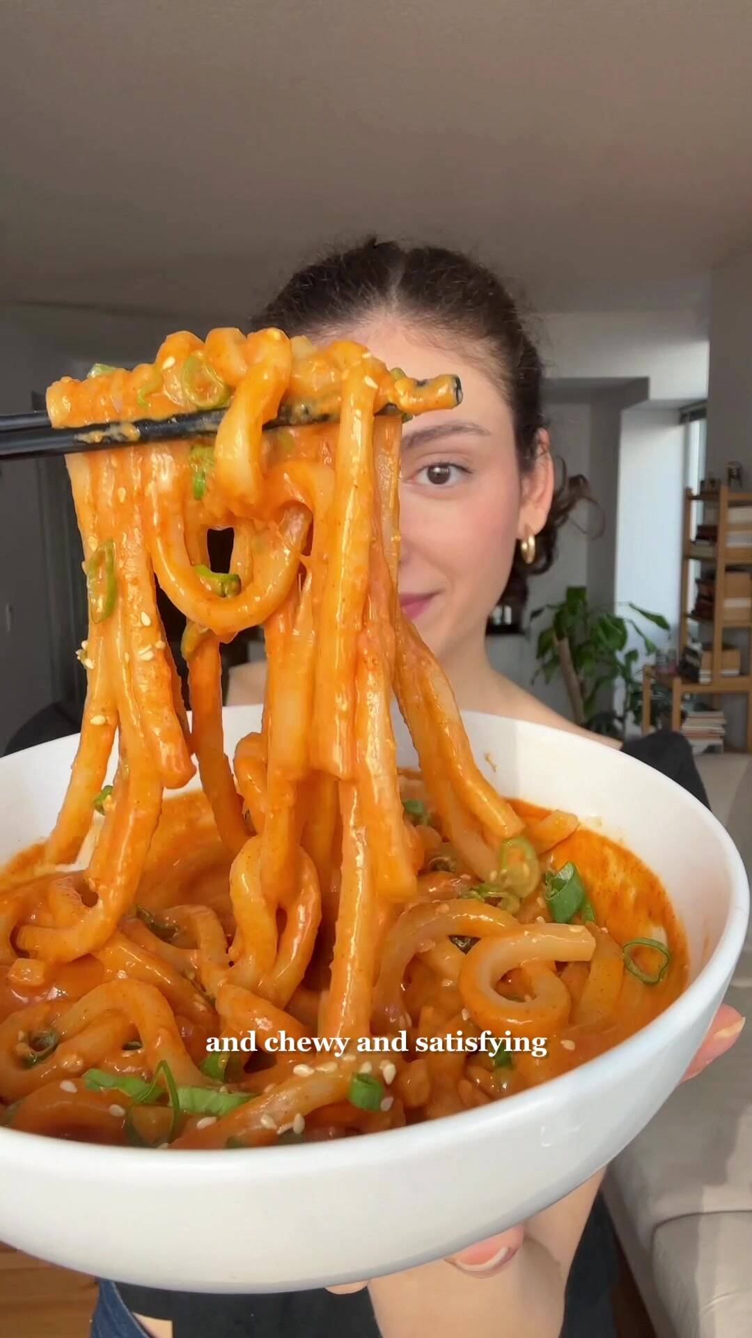 Spicy Peanut Gochujang Udon Noodles – Quick and Flavorful One-Bowl Meal recipe thumbnail