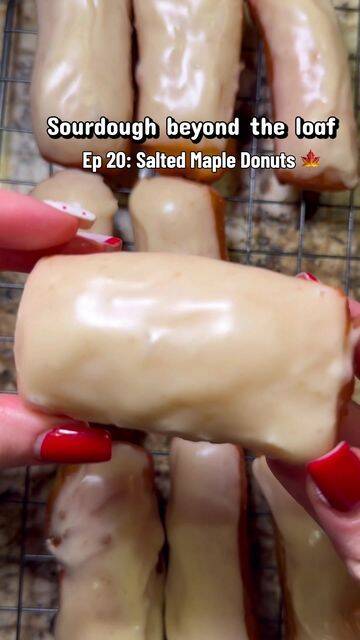 Decadent Sourdough Salted Maple Long Johns: Irresistible Donuts with a Sweet Twist recipe thumbnail