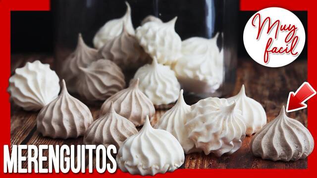 😋 Cómo Hacer Merenguitos Caseros ► Receta Fácil de Suspiros recipe thumbnail