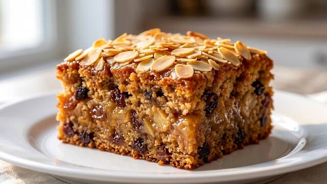 "Delicious Oatmeal Apple Bake with Nuts and Raisins" recipe thumbnail