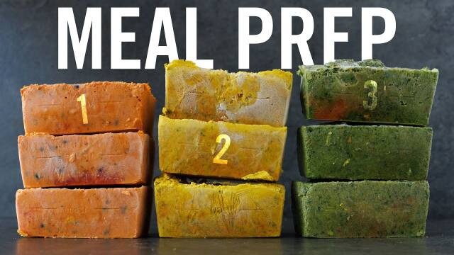 Our secret to meal prep! 1 hour to make 3 dishes and 12 healthy plant-based meals 💯 recipe thumbnail