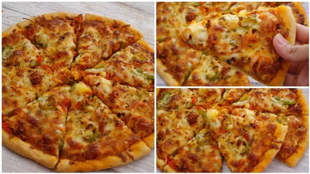 Chicken Pizza Recipe Step By Step,Quick And Easy Recipe By Recipes Of The World  recipe thumbnail