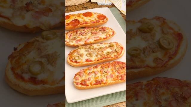 ¡Haz 4 Pizzas con Pan en Casa en Minutos! recipe thumbnail