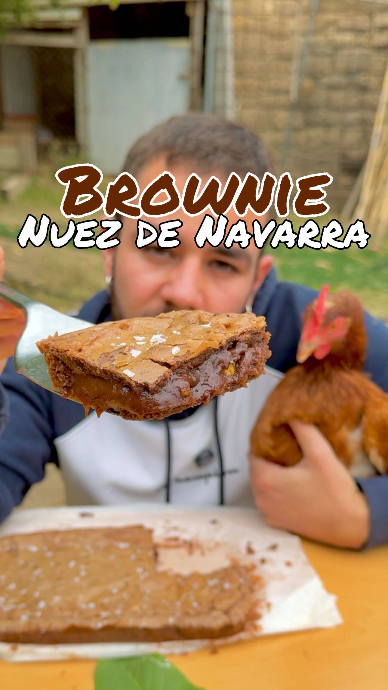 **"Brownies Crujientes y Tiernos con Nuez de Navarra: La Receta Perfecta para Sorprender"** recipe thumbnail