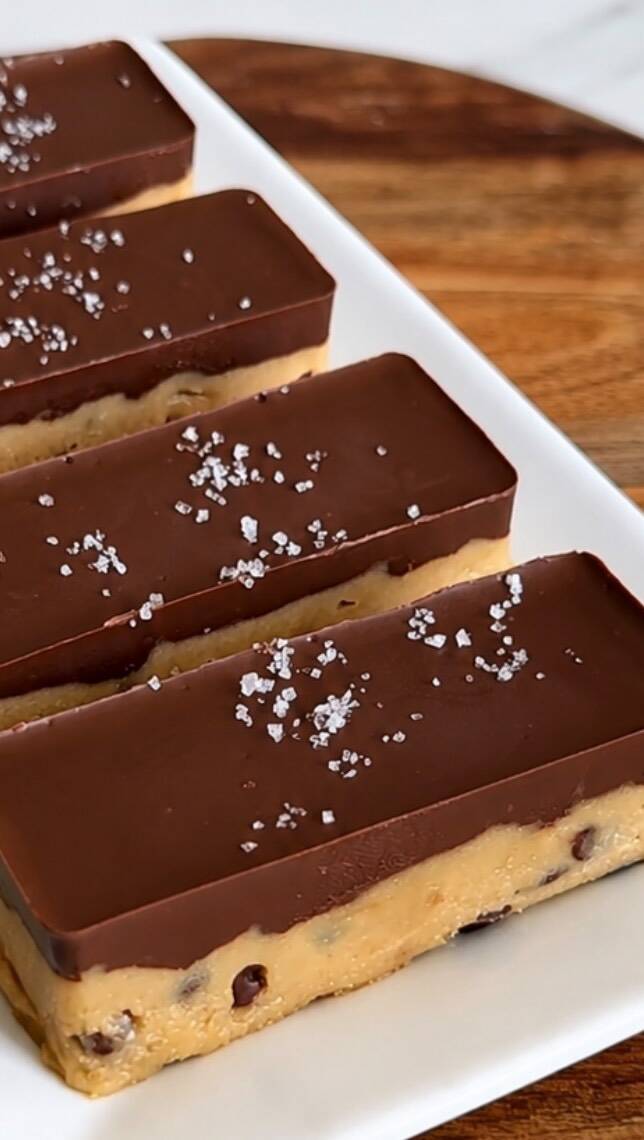 "Quick No-Bake Cookie Dough Delights: Indulgent Chocolate Treats Ready in Minutes!" recipe thumbnail