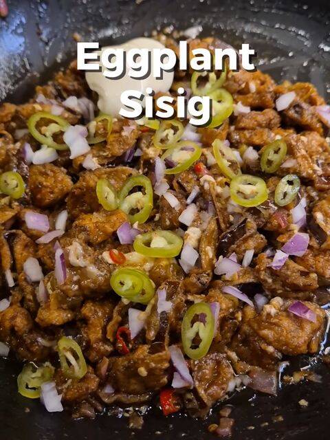"Rich and Creamy Eggplant Sisig: A Mayo-Mazing Twist on a Classic!" recipe thumbnail