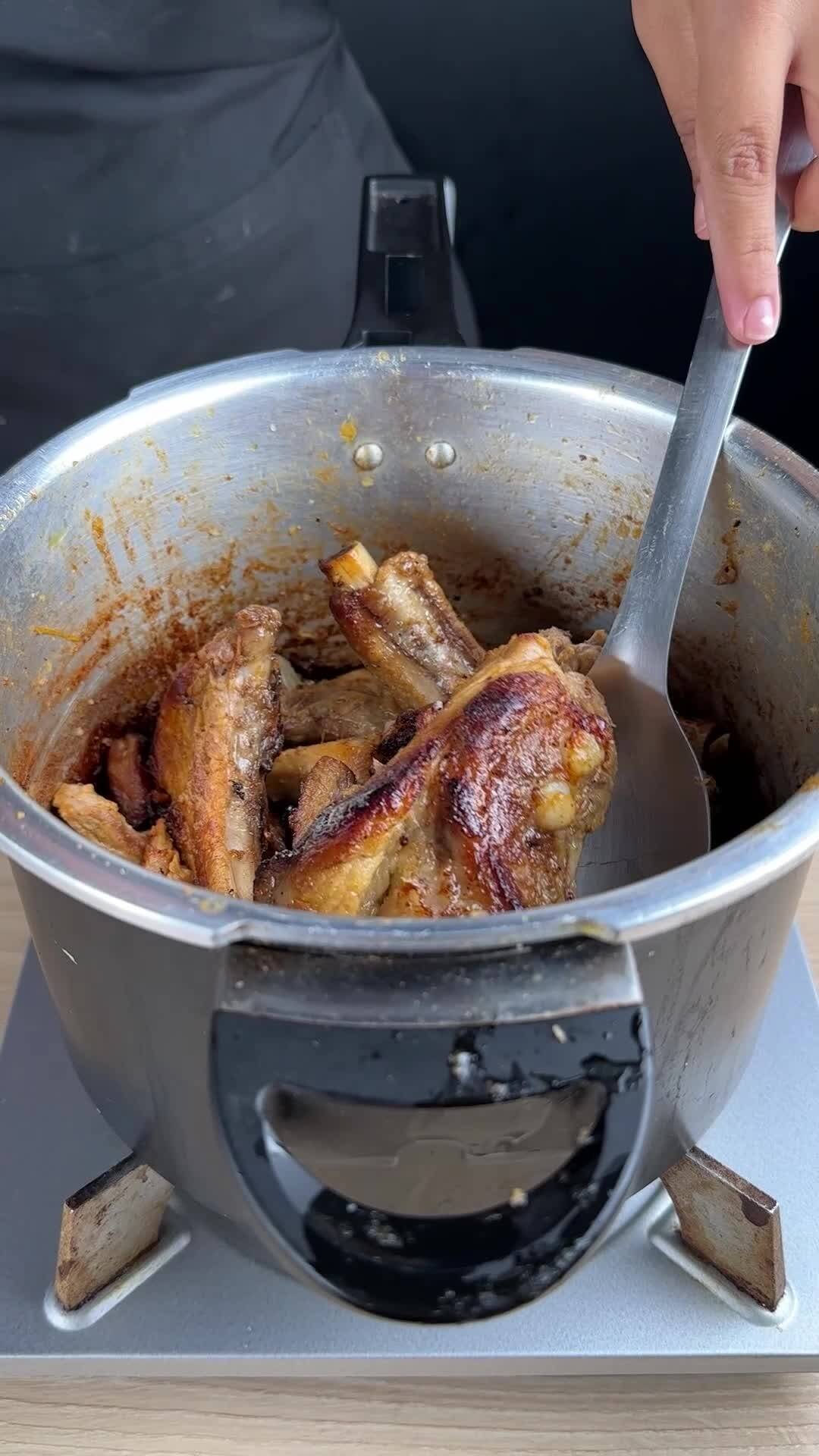 "Flavorful Pressure Cooker Pork Ribs: Tender and Zesty Delight" recipe thumbnail