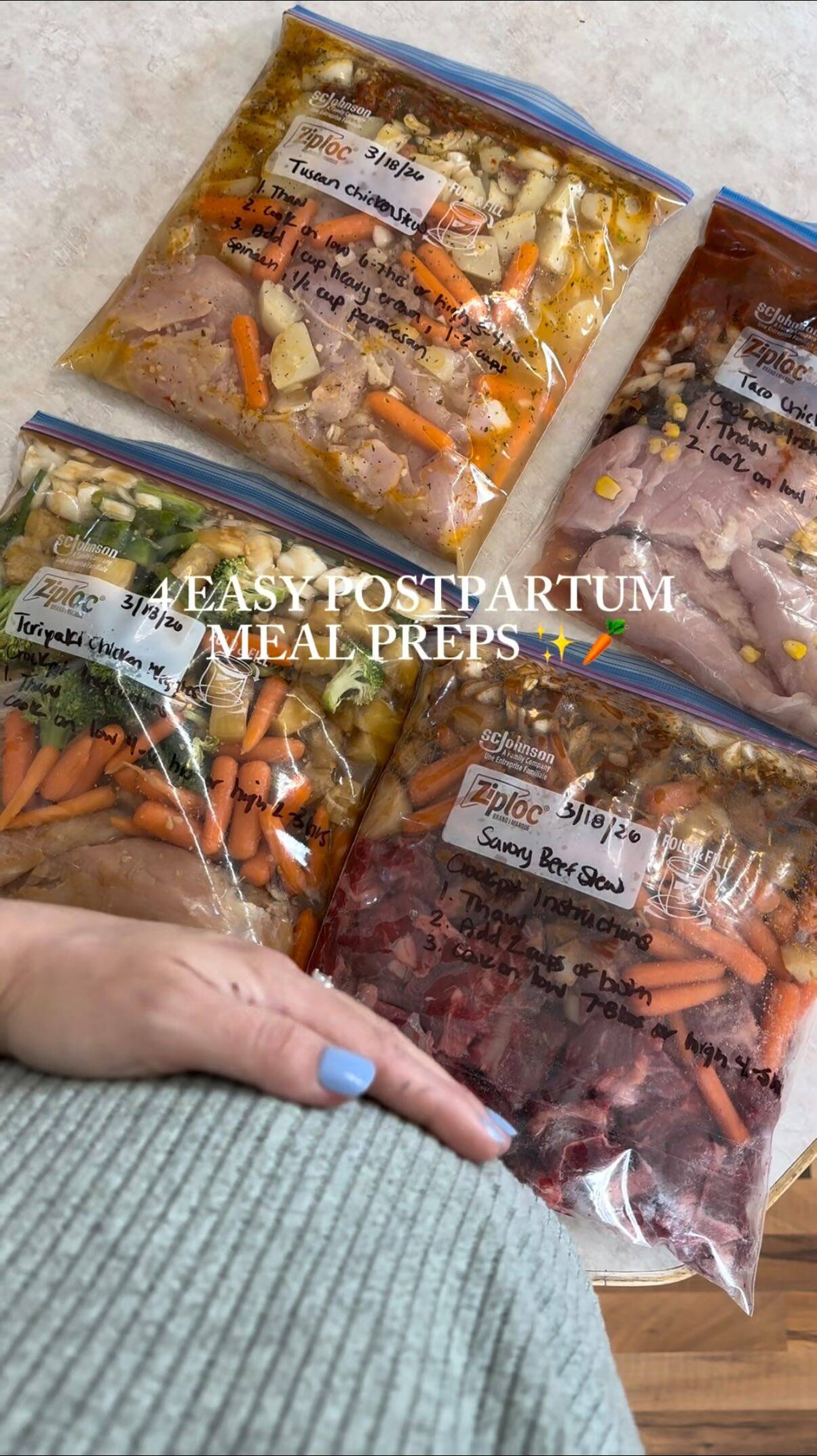 Effortless Freezer-Friendly Crock Pot Meals for Postpartum Survival recipe thumbnail