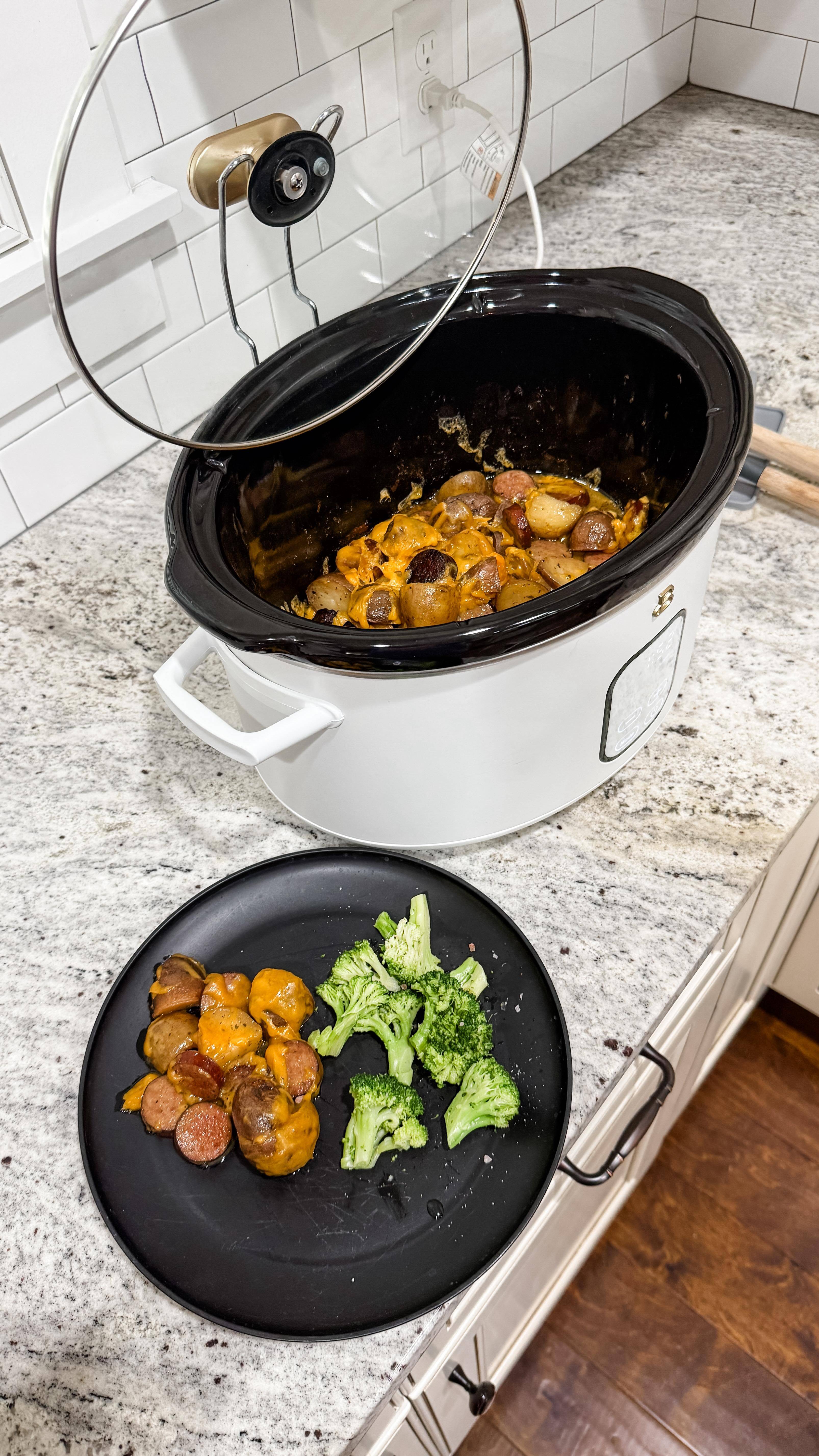 Easy Ranch Potatoes and Smoked Sausage in the Crock Pot recipe thumbnail