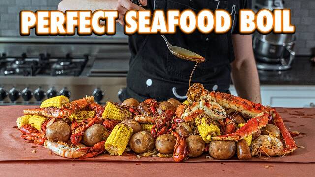 Perfect Cajun Crawfish Boil with Spicy Butter recipe thumbnail