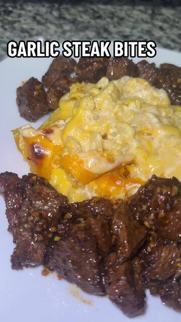 Garlic Ribeye Steak Bites with a Sweet Teriyaki Twist recipe thumbnail