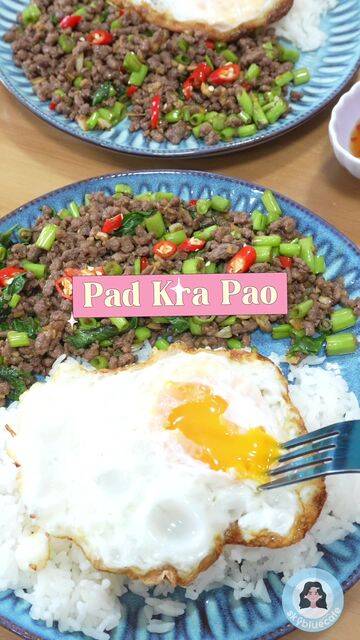 Spicy Thai Basil Beef (Pad Kra Pao) with Sunny-Side Up Egg recipe thumbnail