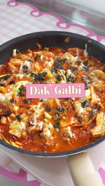 Spicy Dak Galbi Chicken Thighs with Melty Mozzarella recipe thumbnail