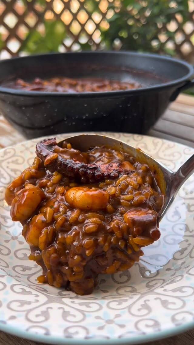Arroz Meloso con Pulpo y Langostinos: El Truco Definitivo para un Sabor Inigualable recipe thumbnail
