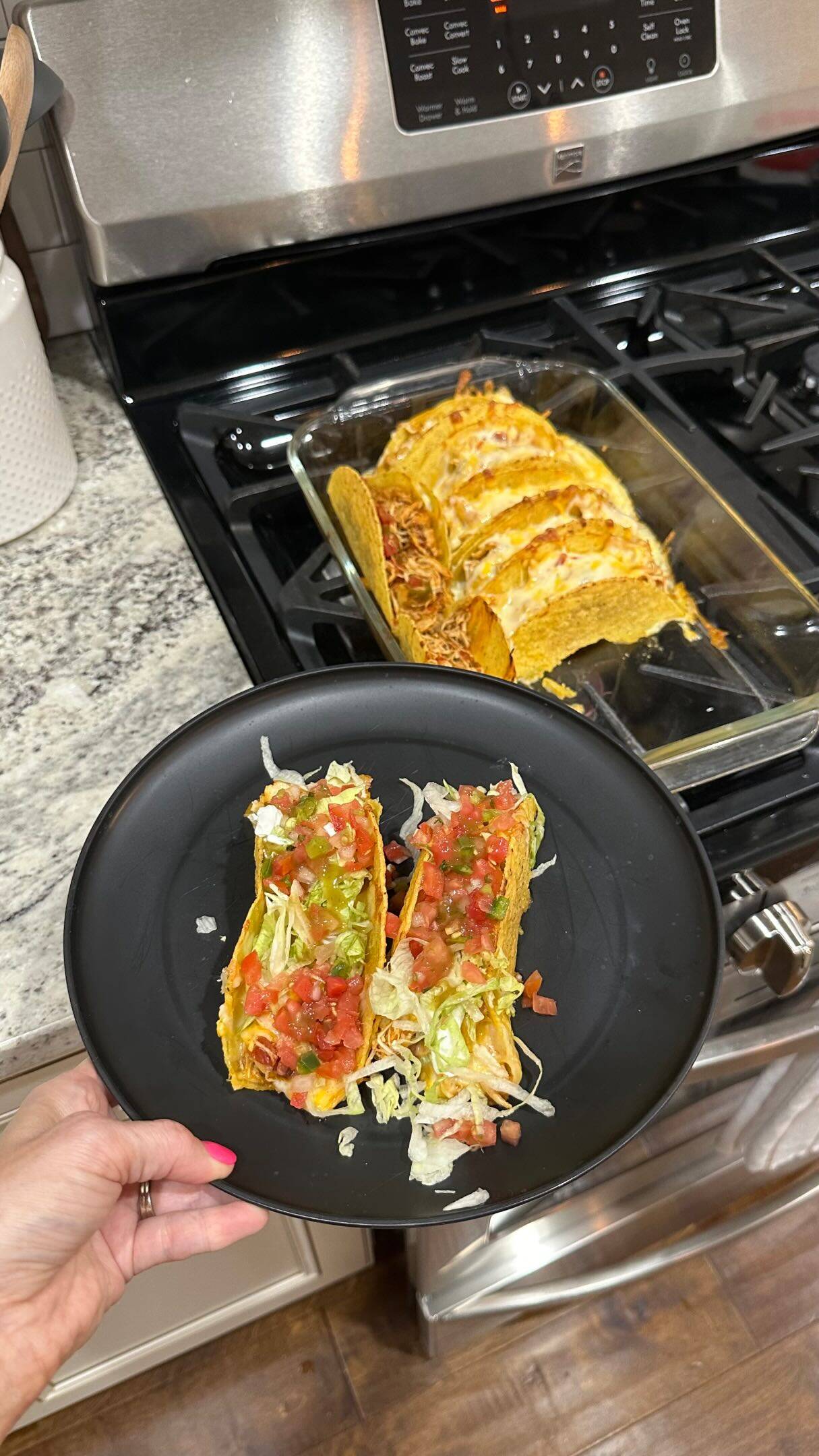 Easy Crock Pot Chicken Tacos: A Family Favorite! recipe thumbnail