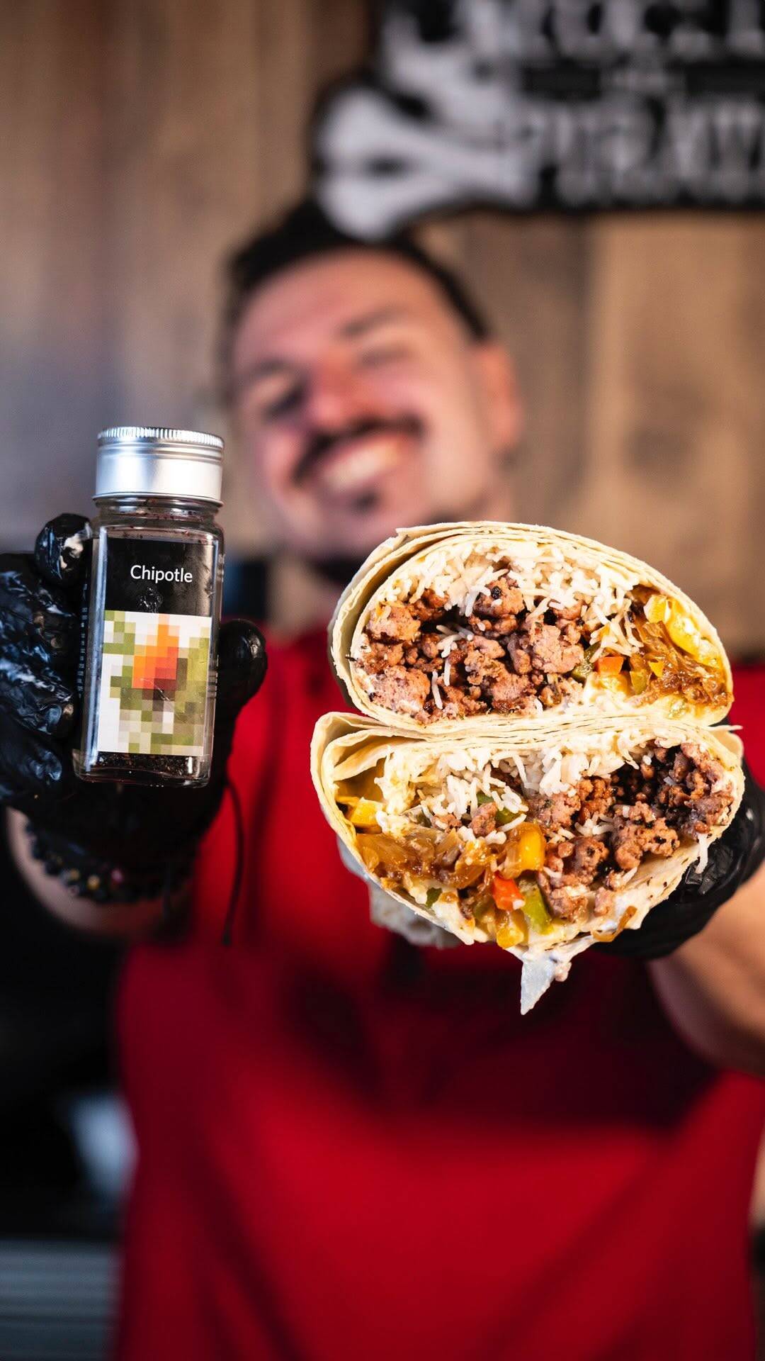 Foto de la receta Burrito Gigante con Especias y Verduras