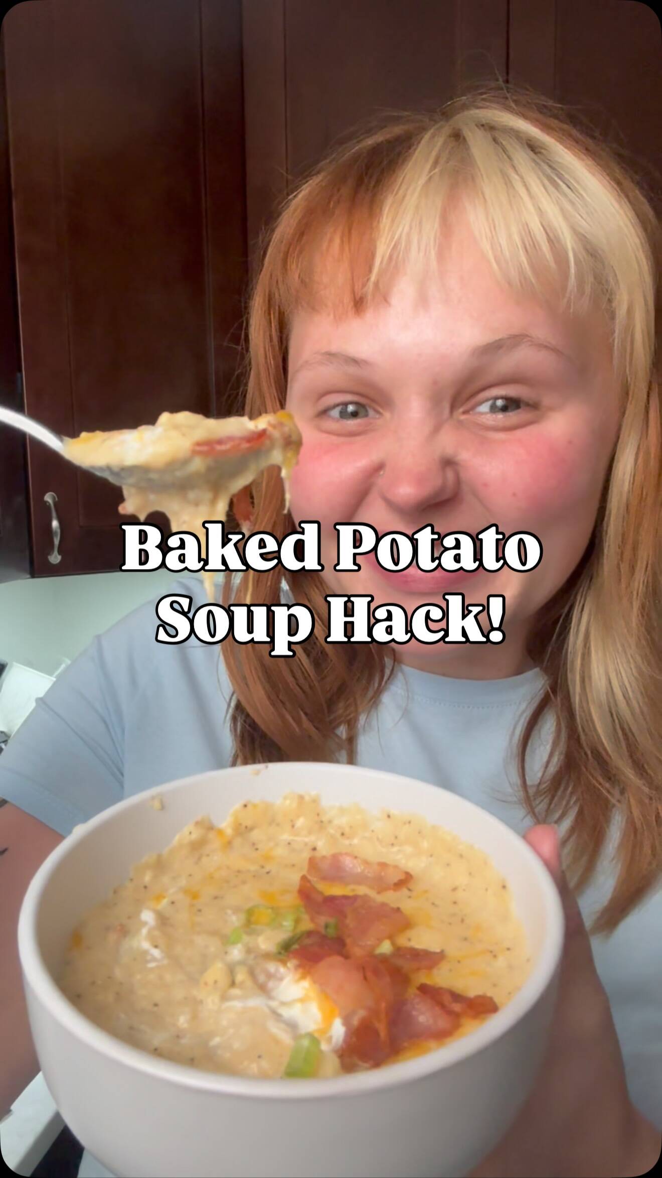 Quick and Easy Baked Potato Soup with Tater Tots recipe thumbnail