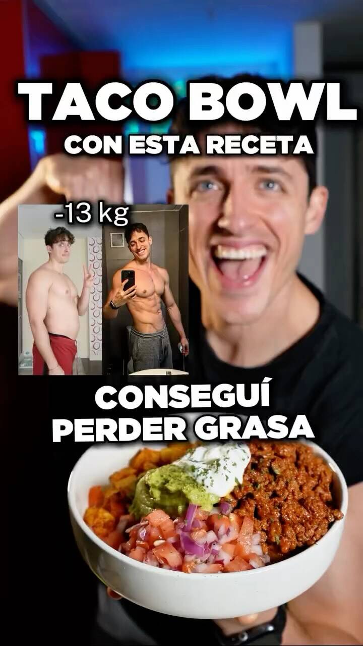 Foto de la receta Delicioso Taco Bowl Saludable: Tu Cena Completa para Perder Grasa
