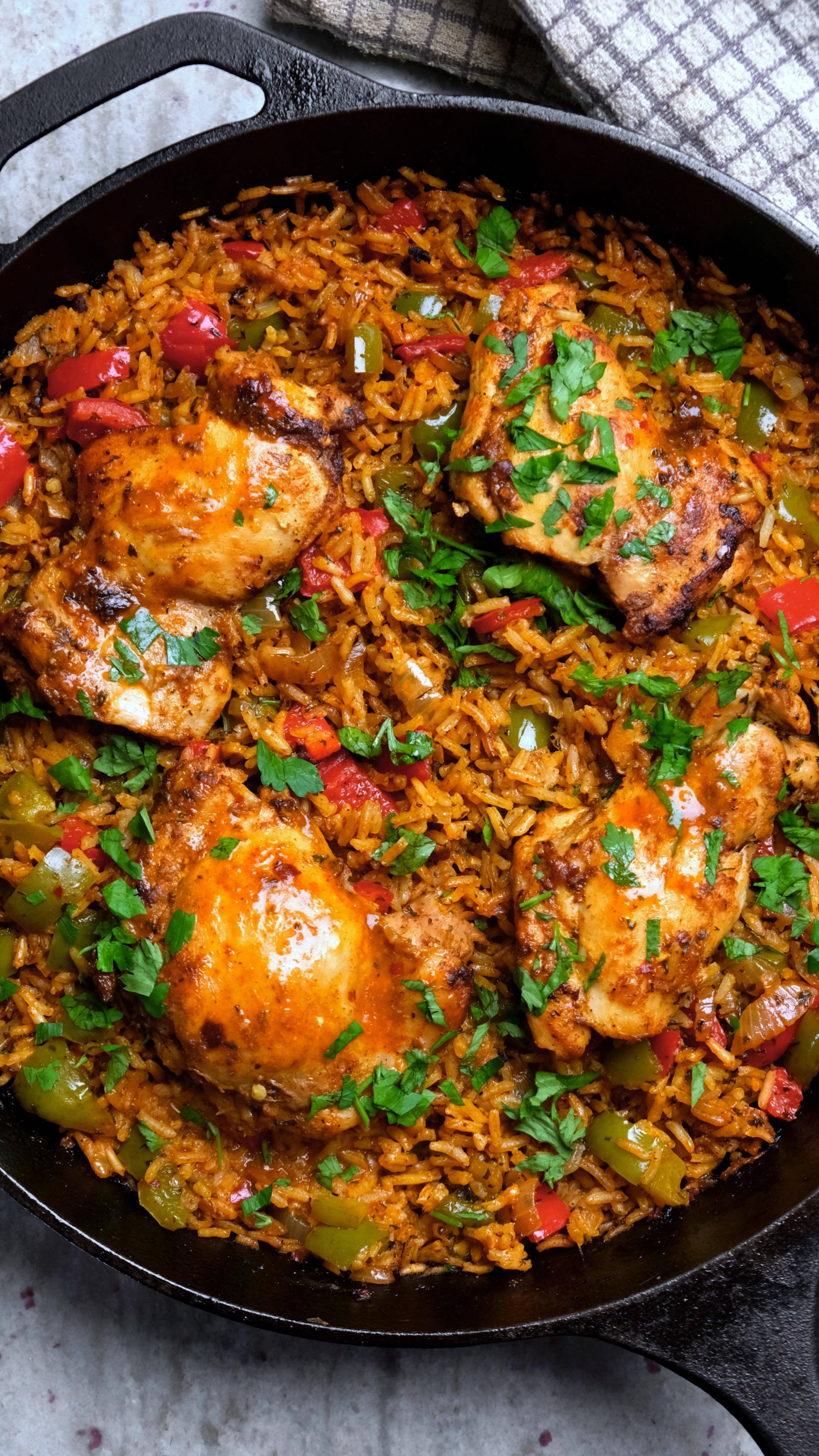 Quick and Easy Piri Piri Rice Bake: A Flavorful High-Protein Delight recipe thumbnail