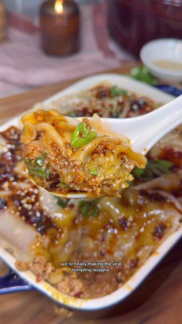 Deliciously Easy Dumpling Lasagna: A Simplified Take on a Viral Sensation! recipe thumbnail