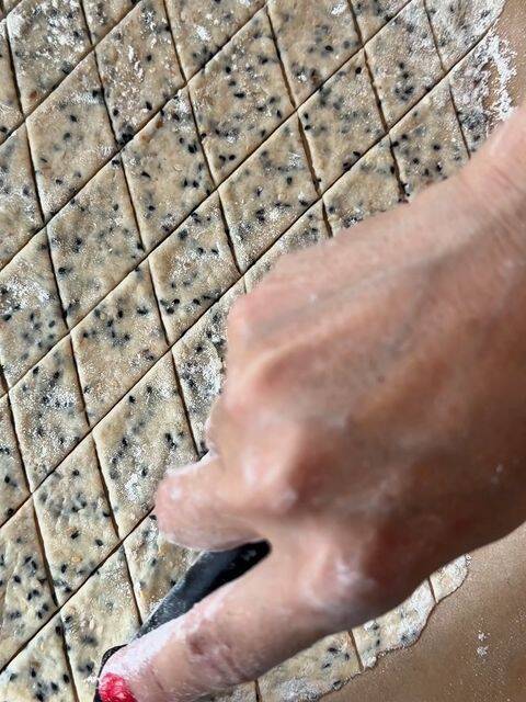 Easy and Addictive Salted Crackers: A Perfect Way to Use Up Your Chametz! recipe thumbnail