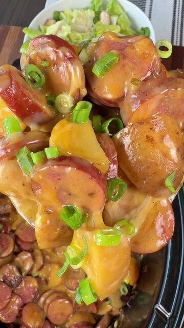 Easy Cheesy Potatoes and Kielbasa: A Simple Crockpot Delight! recipe thumbnail