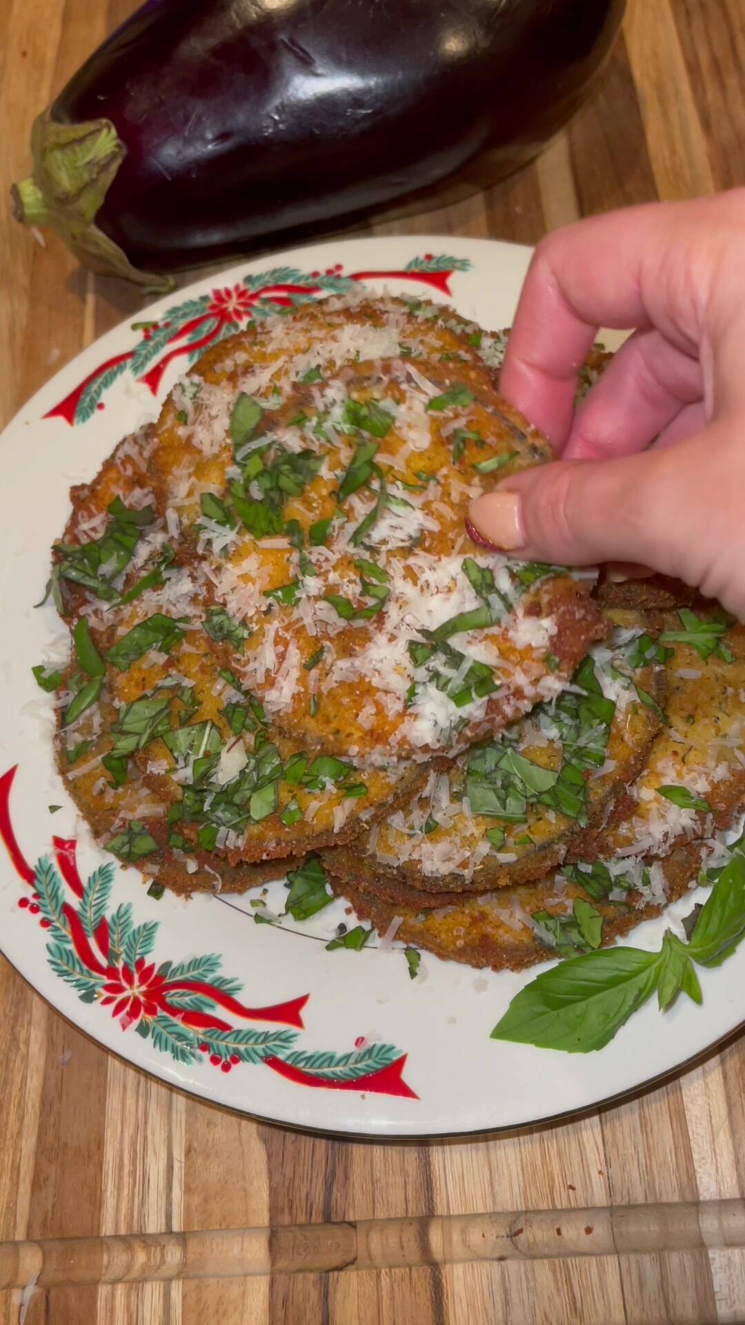 Perfect Fried Eggplant with Italian Breadcrumbs and Parmesan recipe thumbnail