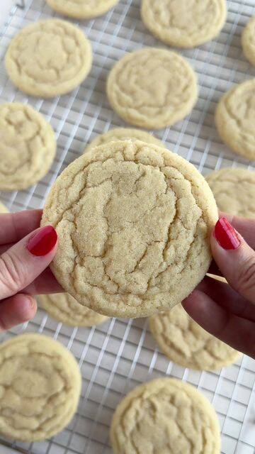 Easy Vanilla Sugar Cookies Recipe with Crisp Edges and Soft Center recipe thumbnail