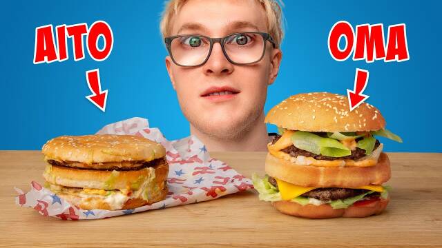 Homemade Hesburger-Style Layered Hamburger with Mayonnaise recipe thumbnail