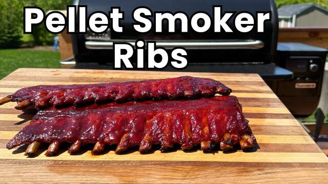 Smoking Bbq Ribs Like A Pro On A Pellet Grill! recipe thumbnail