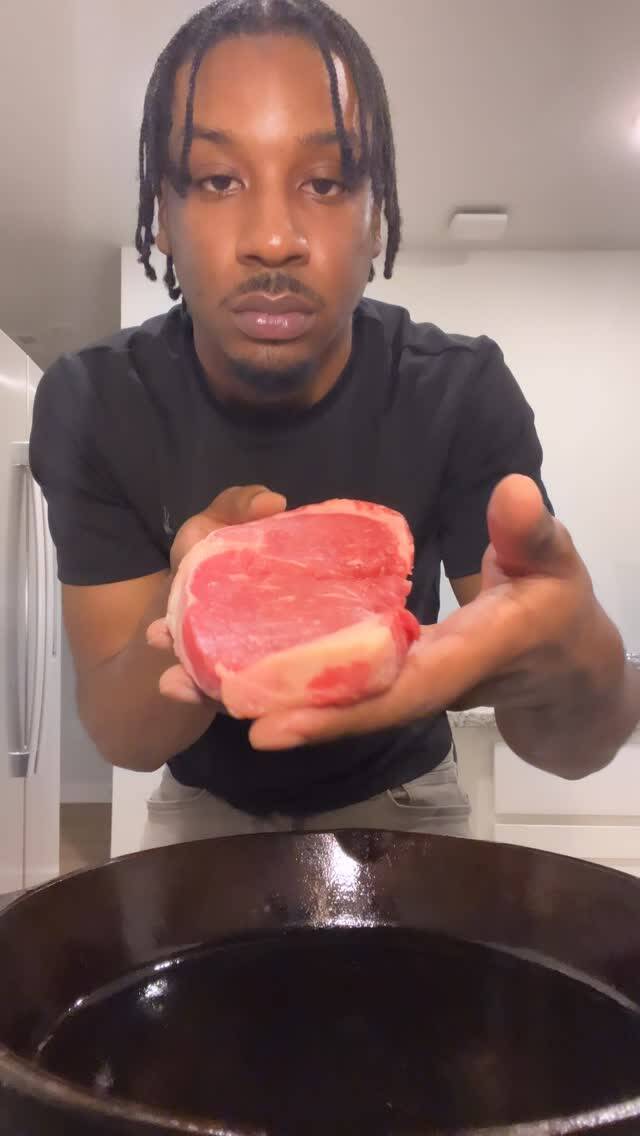 Herb and Lemon Butter Steak with Fresh Herbs and No Seasoning recipe thumbnail
