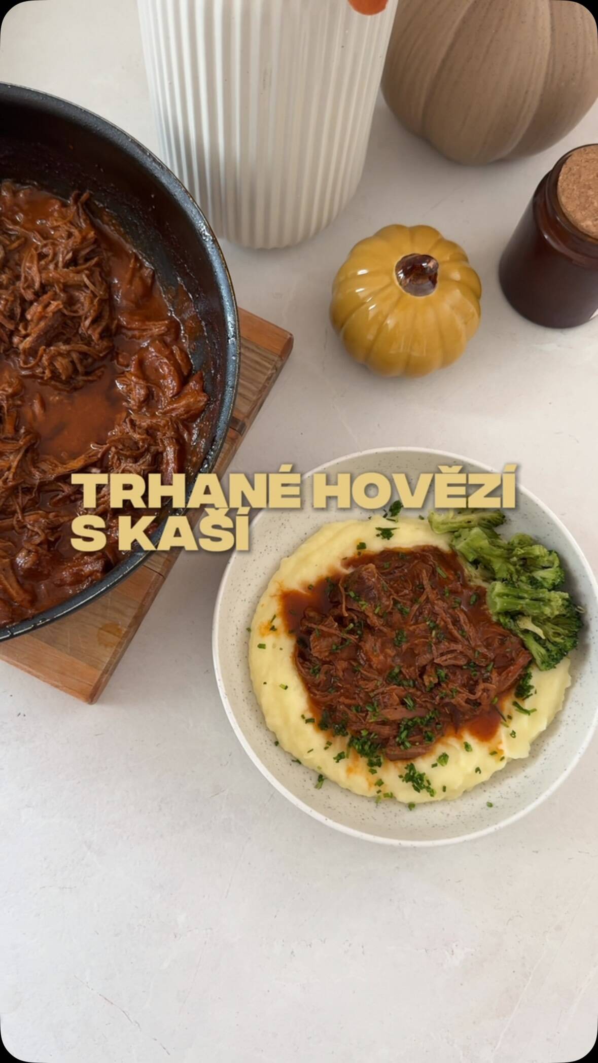 Slow-Cooked Pulled Beef for Tacos or Mashed Potatoes recipe thumbnail