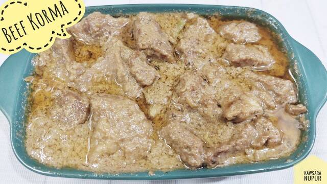 Beef Korma Recipe|4 KG gorur mangser Korma Recipe|4 kg beef korma recipe|Beef korma recipe recipe thumbnail