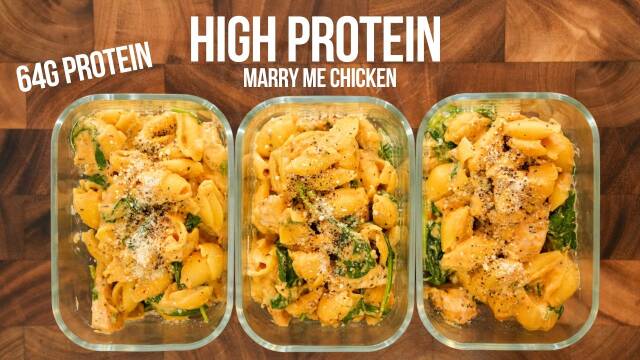 HIGH PROTEIN Meal Prep Marry Me Chicken In 25 Minutes recipe thumbnail