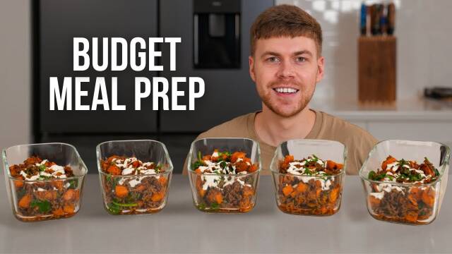 High Protein Meal Prep Super Simple | Loaded Beef & Potatoes recipe thumbnail