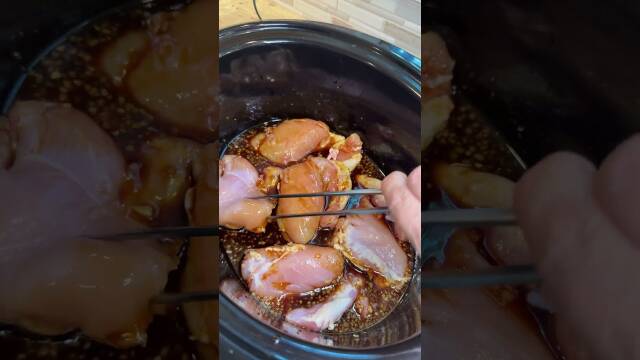 Crockpot Chicken Teriyaki Noodles recipe thumbnail