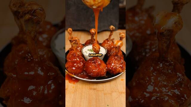 I Turned Chicken Into a Lollipop!? recipe thumbnail