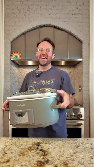 Slow Cooker Chicken and Gravy with Vegetables and Mushrooms recipe thumbnail