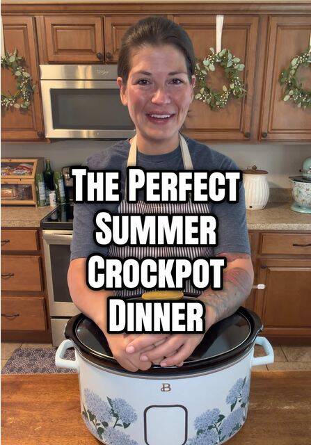 Garlic Herb Sausage and Veggies Summer Slow Cooker Recipe recipe thumbnail