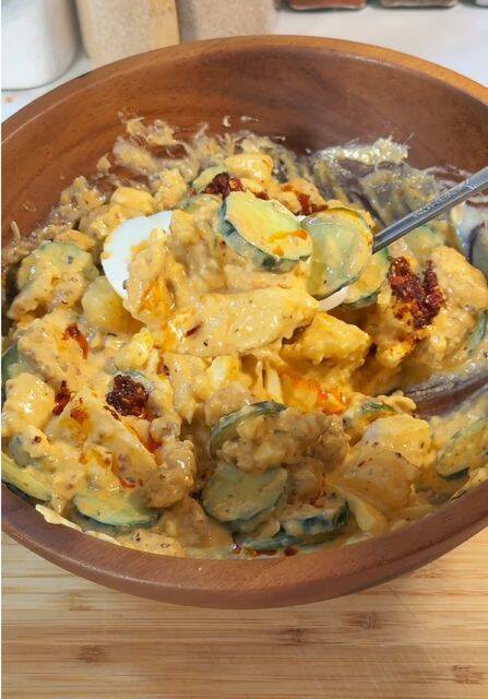 Healthy Potato Salad with Chicken, Greek Yogurt, and Onje Seasoning recipe thumbnail