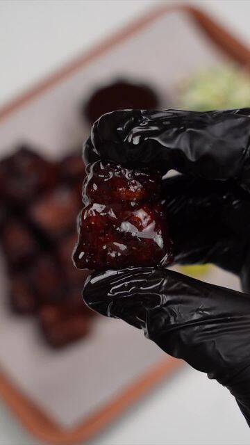Oven-Baked Pork Belly Burnt Ends with BBQ Sauce recipe thumbnail